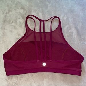 lululemon athletica Burgundy Sports Bra